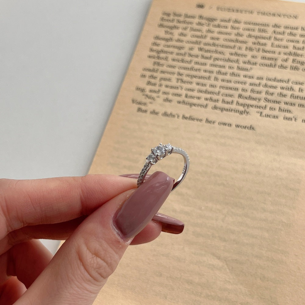 AVA STERLING SILVER RING