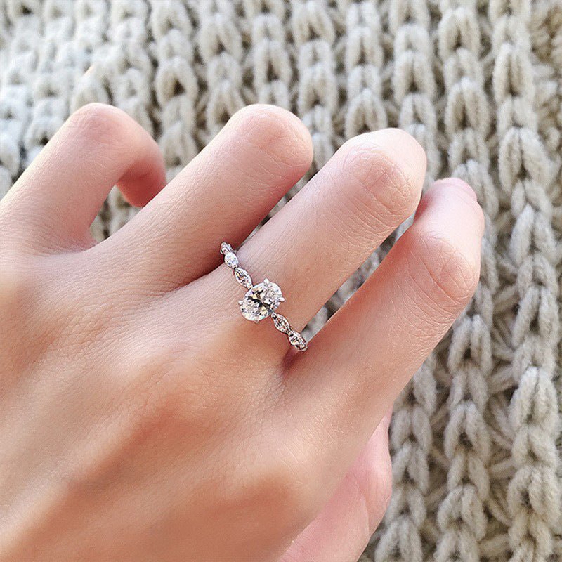 DAINTY LOVE STERLING SILVER RING